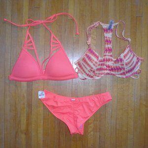 Victorias Secret PINK tiedye strappy cheeky bikini